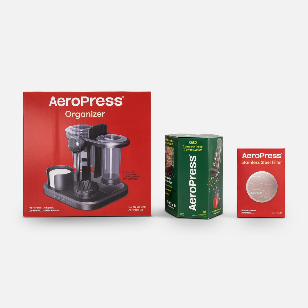Aeropress + Stand + SS filter + Pressure Cap