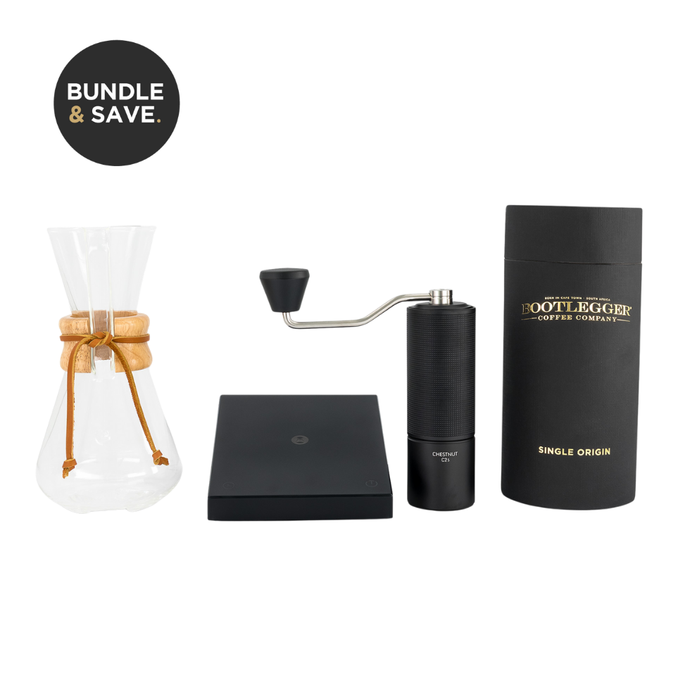 Chemex 3 Cup + Scale + Grinder+ Single Origin