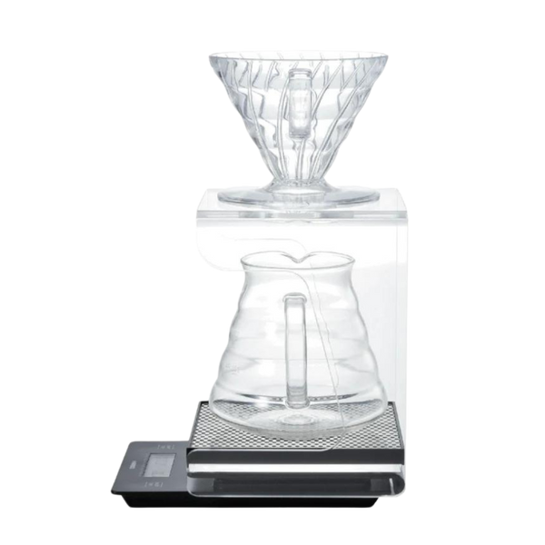 The Hario V60 Acrylic Drip Station Pour-Over Stand