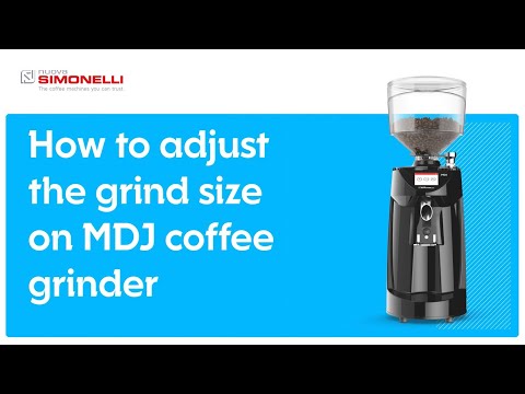 Nuova Simonelli's MDJ On Demand Grinder Black